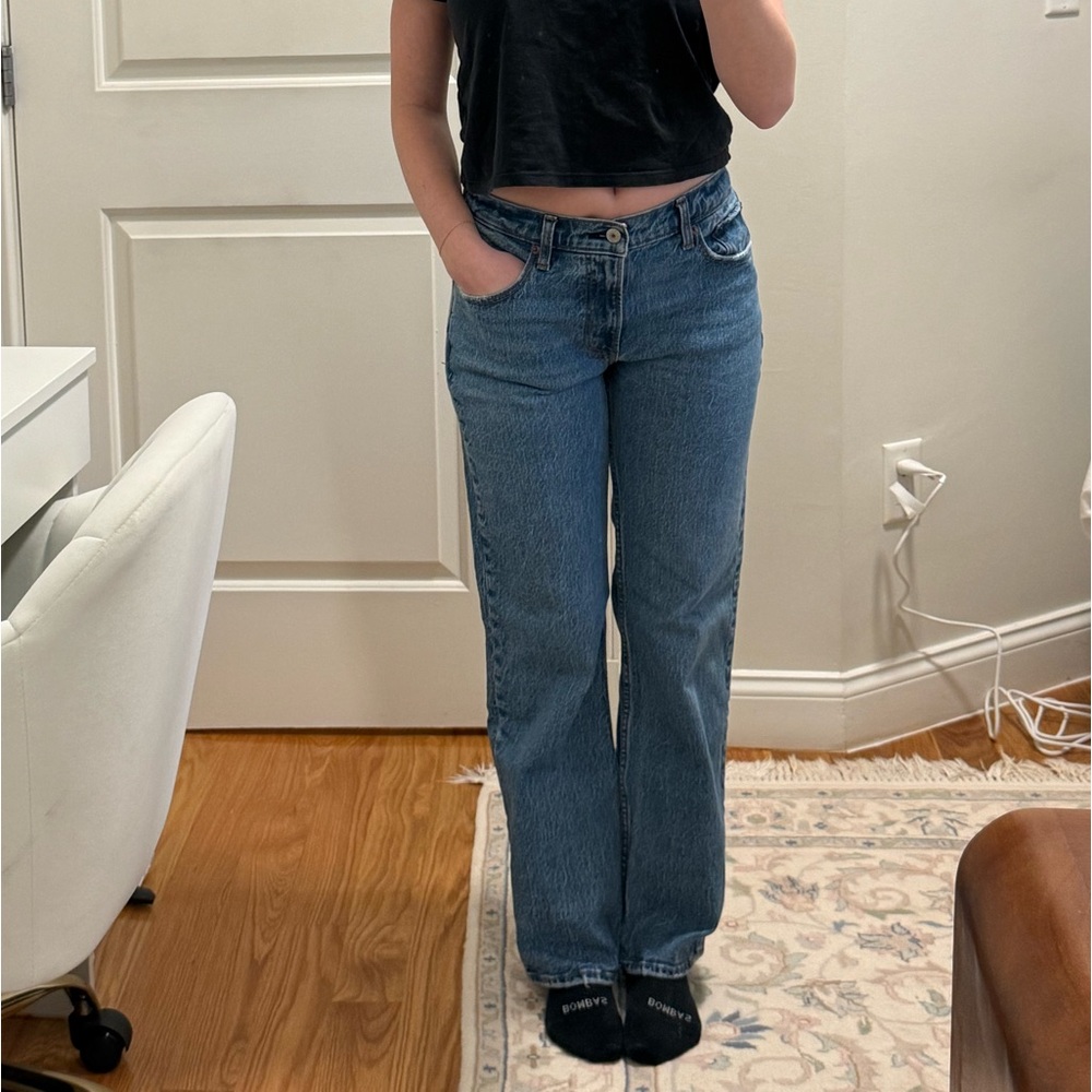Abercrombie Low Rise Baggy Jean